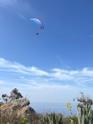 Advanced paragliding course