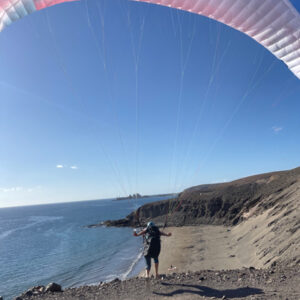 Elementary paragliding course