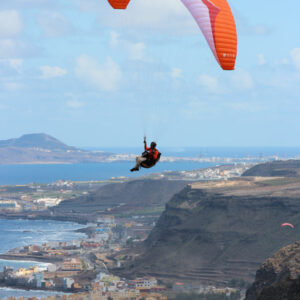 Renting paraglider equipment