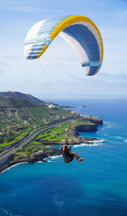 Canary Islands flying