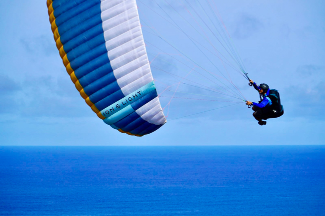 Instructor paragliding in Las Palmas