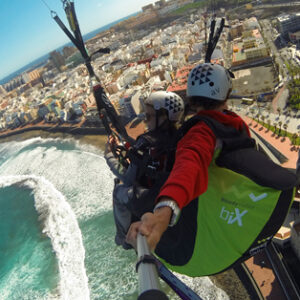 Paraglider tandem flight