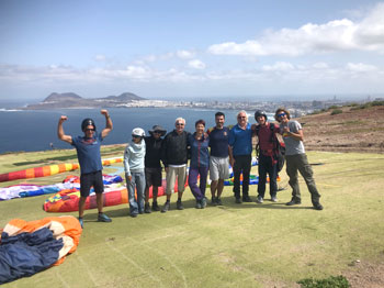 Paragliding Gran Canaria Team and staff